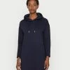 TOM TAILOR WITH HOOD - Day Dress - Navy Midnight Blue -TOM TAILOR online store 3ef7dbd395cb45478fb11f26f12c7f83