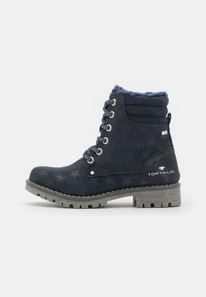 TOM TAILOR Lace-up Ankle Boots - Navy 3 TOM TAILOR Lace-up Ankle Boots - Navy