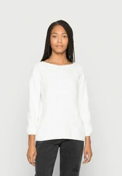 TOM TAILOR ARAN - Jumper - Whisper White