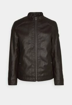 TOM TAILOR Faux Leather Jacket - Dark Earth Brown 12 TOM TAILOR Faux Leather Jacket - Dark Earth Brown -TOM TAILOR online store 42a3c342ee48478cbed18602870f6a3f