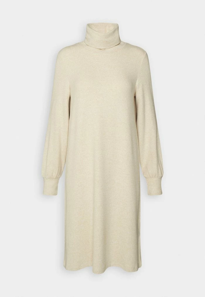 TOM TAILOR COSY WITH COLLAR - Jumper Dress - Soft Light Camel Melange 6 TOM TAILOR COSY WITH COLLAR - Jumper Dress - Soft Light Camel Melange - Image 4