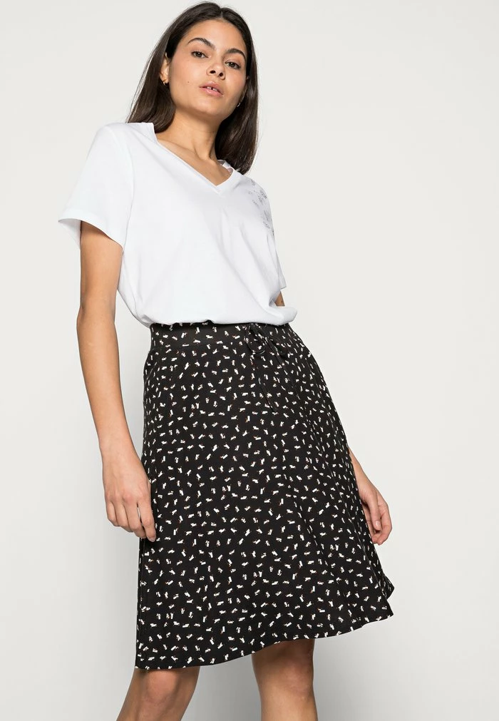 TOM TAILOR SKIRT - A-line Skirt - Black 6 TOM TAILOR SKIRT - A-line Skirt - Black - Image 4