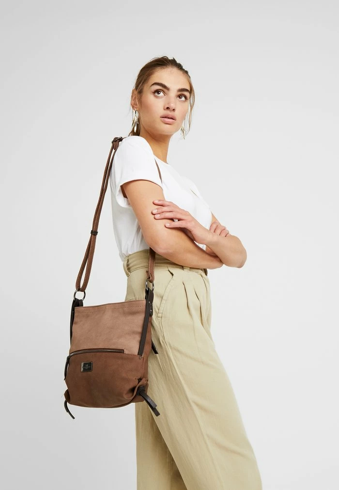 TOM TAILOR ELIN CROSS BAG - Across Body Bag - Brown 4 TOM TAILOR ELIN CROSS BAG - Across Body Bag - Brown - Image 2