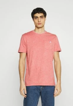 TOM TAILOR FINELINER WITH POCKET - Basic T-shirt - Powerful Red Yarn Dye Stripe