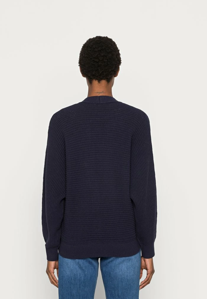 TOM TAILOR CARDIGAN BATWING - Cardigan - Navy Midnight Blue 5 TOM TAILOR CARDIGAN BATWING - Cardigan - Navy Midnight Blue - Image 3