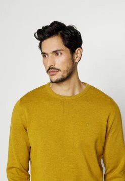 TOM TAILOR BASIC CREW NECK SWEATER - Jumper - New Mud Yellow 11 TOM TAILOR BASIC CREW NECK SWEATER - Jumper - New Mud Yellow -TOM TAILOR online store 473eb747c8804110b1e35a59f7196db2
