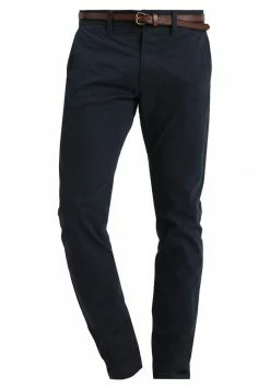 TOM TAILOR ESSENTIAL SOLID - Trousers - Outer Space Blue -TOM TAILOR online store 47cc29a865b648a192237f7715f4bbcb