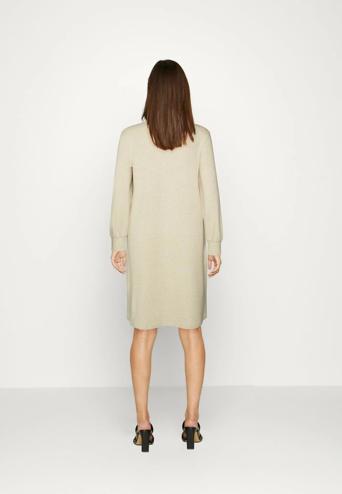 TOM TAILOR COSY WITH COLLAR - Jumper Dress - Soft Light Camel Melange 5 TOM TAILOR COSY WITH COLLAR - Jumper Dress - Soft Light Camel Melange - Image 3