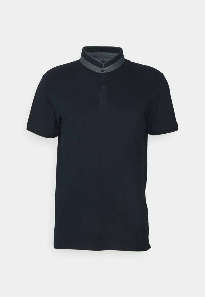 TOM TAILOR MAO COLLAR - Basic T-shirt - Sky Captain Blue 3 TOM TAILOR MAO COLLAR - Basic T-shirt - Sky Captain Blue