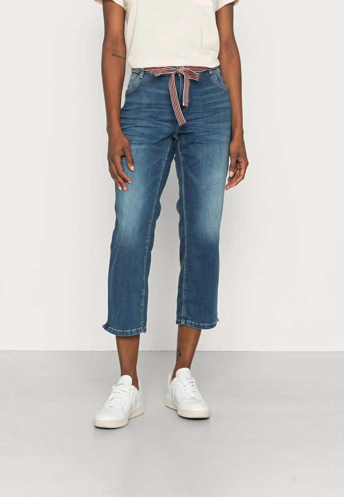 TOM TAILOR ALEXA CROPPED - Slim Fit Jeans - Stone Blue Denim 3 TOM TAILOR ALEXA CROPPED - Slim Fit Jeans - Stone Blue Denim