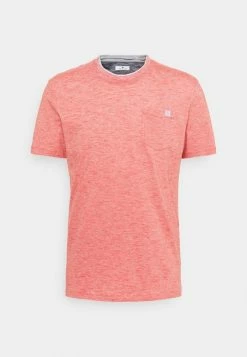 TOM TAILOR FINELINER WITH POCKET - Basic T-shirt - Powerful Red Yarn Dye Stripe -TOM TAILOR online store 491f8e6b947d485c9782a635916a68cb