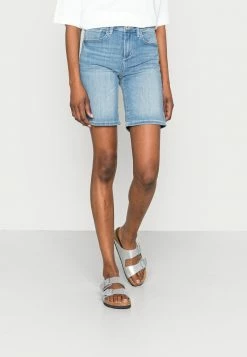 TOM TAILOR ALEXA BERMUDA - Denim Shorts - Light Stone Wash Denim