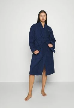 TOM TAILOR BASIC KIMONO UNISEX - Dressing Gown - Navy