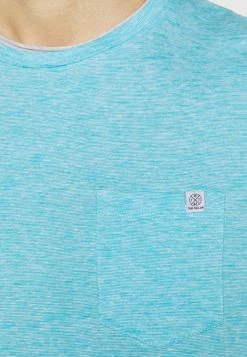 TOM TAILOR FINELINER WITH POCKET - Basic T-shirt - Teal 14 TOM TAILOR FINELINER WITH POCKET - Basic T-shirt - Teal -TOM TAILOR online store 4aa84382b11d47a489ed5fcffdf516ee