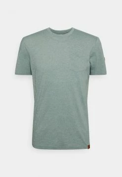 TOM TAILOR GRINDLE CREWNECK - Basic T-shirt - Smoke Green Grindle -TOM TAILOR online store 4ad0202e2a1e4e4099dcd77b04fb3823