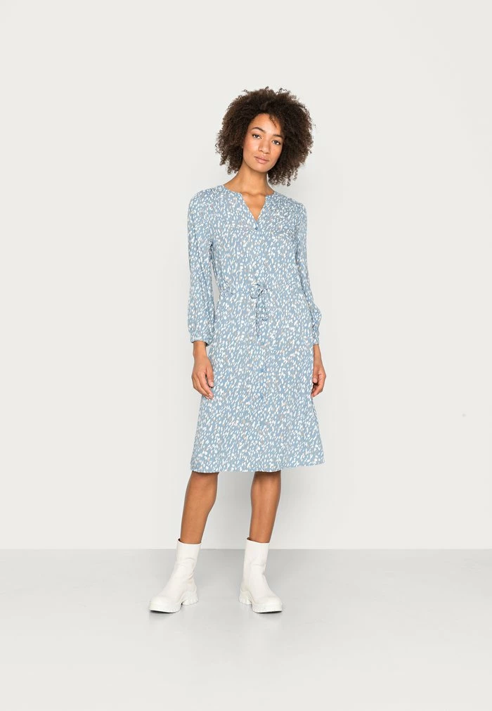 TOM TAILOR Day Dress - Blue Dotted Design 3 TOM TAILOR Day Dress - Blue Dotted Design