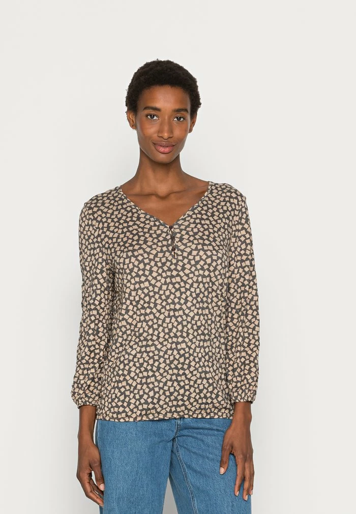 TOM TAILOR HENLEY - Blouse - Anthracite 3 TOM TAILOR HENLEY - Blouse - Anthracite