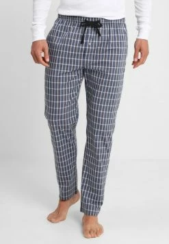 TOM TAILOR Pyjama Bottoms - Blue-dark-check