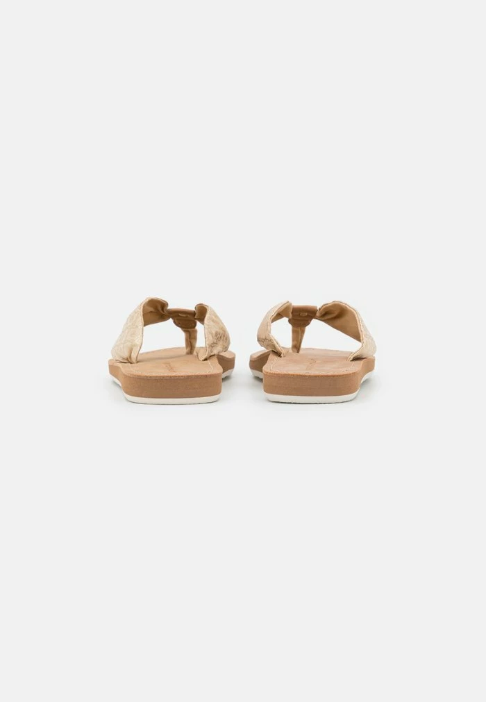 TOM TAILOR T-bar Sandals - Beige/light Gold 6 TOM TAILOR T-bar Sandals - Beige/light Gold - Image 4