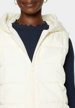 TOM TAILOR Waistcoat - Soft Buttercream -TOM TAILOR online store 50ba6e3e5c0e498a92b37fdc9c7fa1eb