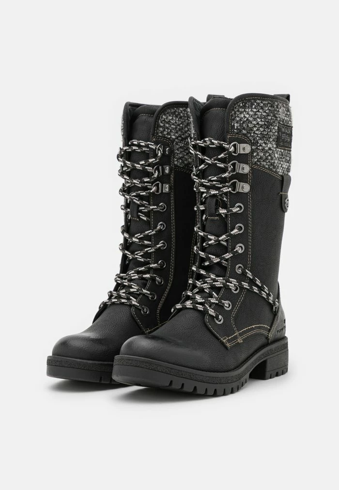 TOM TAILOR Lace-up Boots - Black 5 TOM TAILOR Lace-up Boots - Black - Image 3