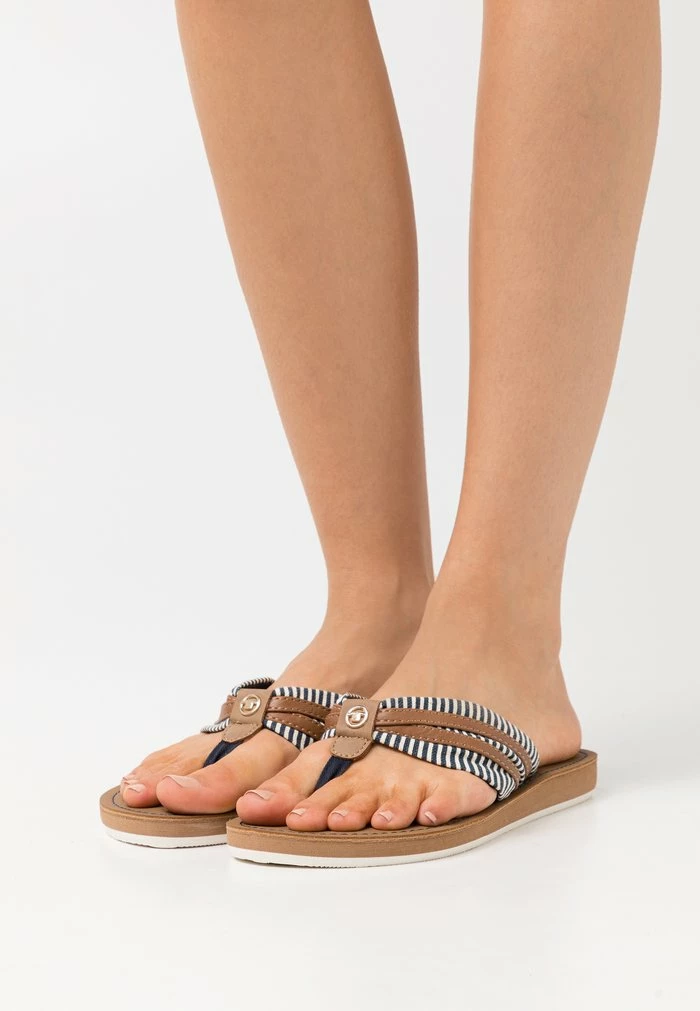 TOM TAILOR T-bar Sandals - Navy 3 TOM TAILOR T-bar Sandals - Navy