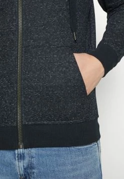 TOM TAILOR FINE STRIPED - Zip-up Sweatshirt - Navy Offwhite Inject 11 TOM TAILOR FINE STRIPED - Zip-up Sweatshirt - Navy Offwhite Inject -TOM TAILOR online store 539e6bef915c413f85d327118d1e88ec