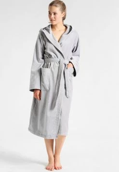 TOM TAILOR BASIC VELOURS - Dressing Gown - Grau
