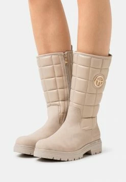 TOM TAILOR Platform Boots - Cream