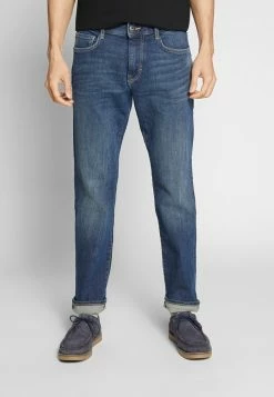 TOM TAILOR MARVIN - Straight Leg Jeans - Mid Stone Wash Denim