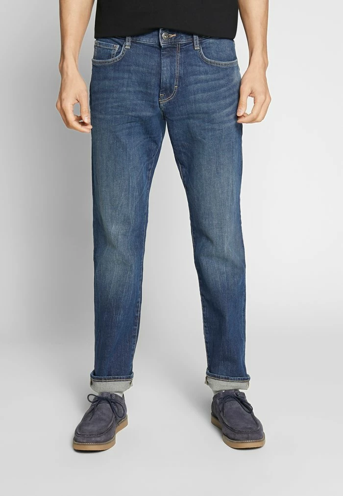 TOM TAILOR MARVIN - Straight Leg Jeans - Mid Stone Wash Denim 3 TOM TAILOR MARVIN - Straight Leg Jeans - Mid Stone Wash Denim