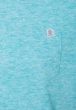 TOM TAILOR FINELINER WITH POCKET - Basic T-shirt - Teal 16 TOM TAILOR FINELINER WITH POCKET - Basic T-shirt - Teal -TOM TAILOR online store 57cd06dbfa314dc4aedb8d3399acd5f2