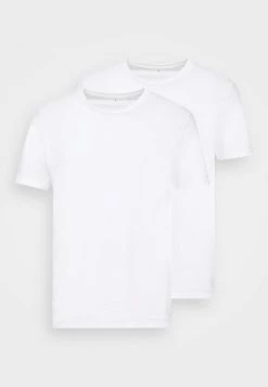 TOM TAILOR CREW NECK TEE 2 PACK - Basic T-shirt - White -TOM TAILOR online store 57d4f4247f6e41cfb2646c34f078c2b2