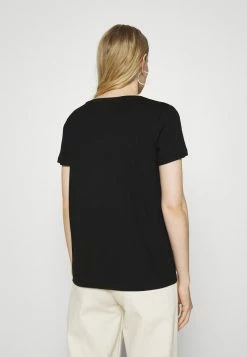 TOM TAILOR V NECK - Basic T-shirt - Deep Black -TOM TAILOR online store 58f68b4b01a54832b8063b2fd95bbfe2