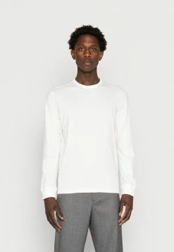 TOM TAILOR BASIC - Long Sleeved Top - Off White