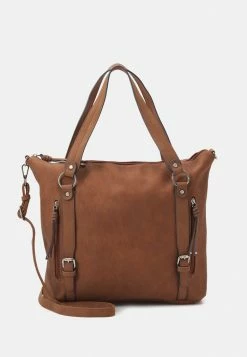 TOM TAILOR CAIA ZIP - Tote Bag - Cognac