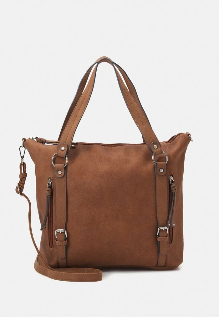 TOM TAILOR CAIA ZIP - Tote Bag - Cognac 3 TOM TAILOR CAIA ZIP - Tote Bag - Cognac