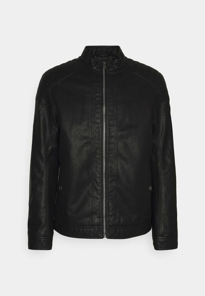 TOM TAILOR Faux Leather Jacket - Black 8 TOM TAILOR Faux Leather Jacket - Black - Image 6