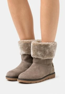 TOM TAILOR Winter Boots - Taupe