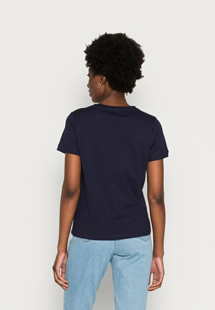 TOM TAILOR CREW NECK - Print T-shirt - Navy Midnight Blue 5 TOM TAILOR CREW NECK - Print T-shirt - Navy Midnight Blue - Image 3