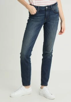 TOM TAILOR ALEXA - Slim Fit Jeans - Dark Stone Wash Denim Blue