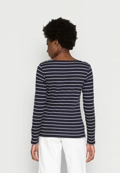 TOM TAILOR BOAT NECK - Long Sleeved Top - Navy/off White 9 TOM TAILOR BOAT NECK - Long Sleeved Top - Navy/off White -TOM TAILOR online store 611d29a91fe048a59252c1d8440077a2