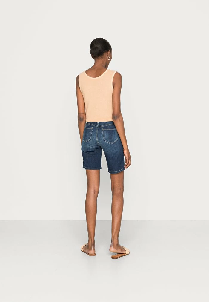 TOM TAILOR ALEXA BERMUDA - Denim Shorts - Dark Stone Wash Denim 5 TOM TAILOR ALEXA BERMUDA - Denim Shorts - Dark Stone Wash Denim - Image 3