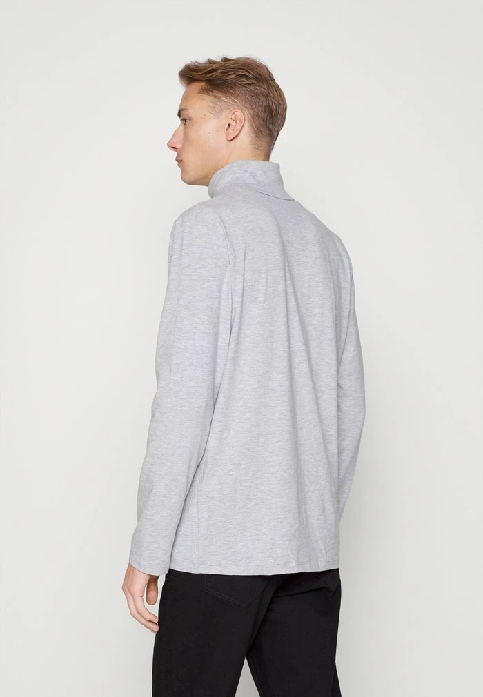 TOM TAILOR BASIC - Long Sleeved Top - Light Stone Grey 5 TOM TAILOR BASIC - Long Sleeved Top - Light Stone Grey - Image 3