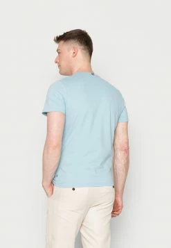 TOM TAILOR PEACHED CREWNECK - Basic T-shirt - Calm Cloud Blue -TOM TAILOR online store 63aaaa19d17a4148982d2a66629993d9