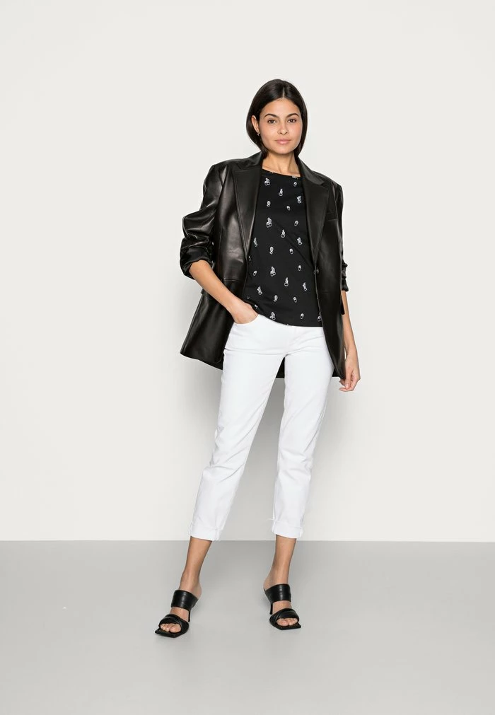 TOM TAILOR Print T-shirt - Black 4 TOM TAILOR Print T-shirt - Black - Image 2