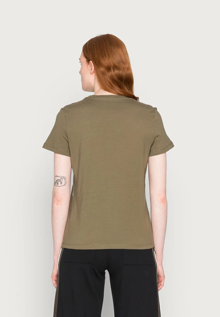 TOM TAILOR CREWNECK - Print T-shirt - Dry Greyish Olive 5 TOM TAILOR CREWNECK - Print T-shirt - Dry Greyish Olive - Image 3