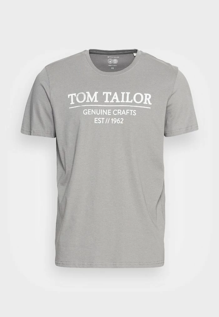 TOM TAILOR Print T-shirt - Explicit Grey 6 TOM TAILOR Print T-shirt - Explicit Grey - Image 4
