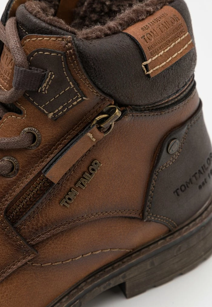 TOM TAILOR Lace-up Ankle Boots - Camel 8 TOM TAILOR Lace-up Ankle Boots - Camel - Image 6