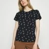 TOM TAILOR CREW NECK PRINTED - Print T-shirt - Navy Garden -TOM TAILOR online store 678e5fe6c1484296960546b9df78b5dd